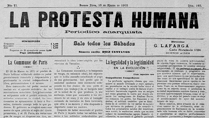 LA PROTESTA